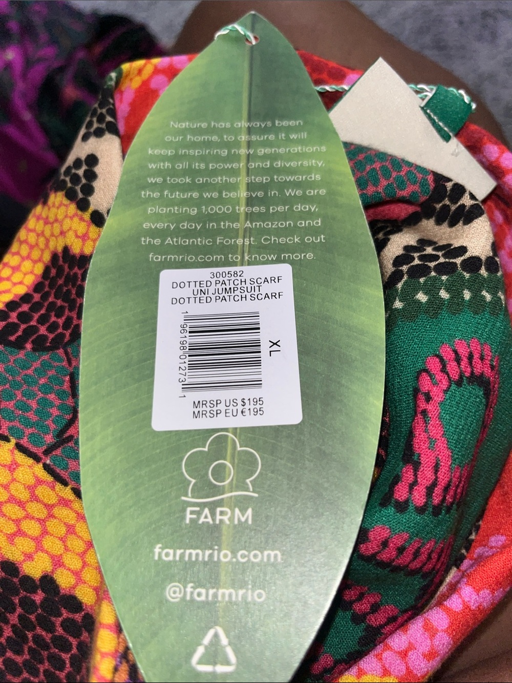 Farm Rio Patchwork Jumpsuit - Picture 6 of 6